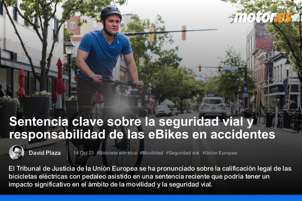 Sentencia clave sobre la seguridad vial y responsabilidad de las eBikes en accidentes